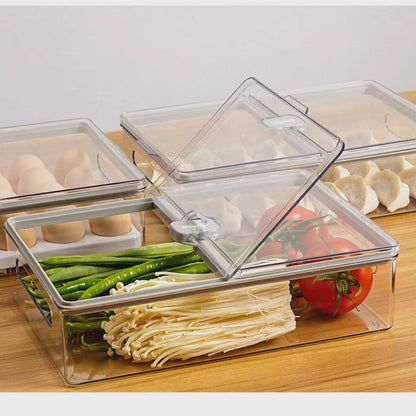 Boîte à œufs transparente avec couvercle
