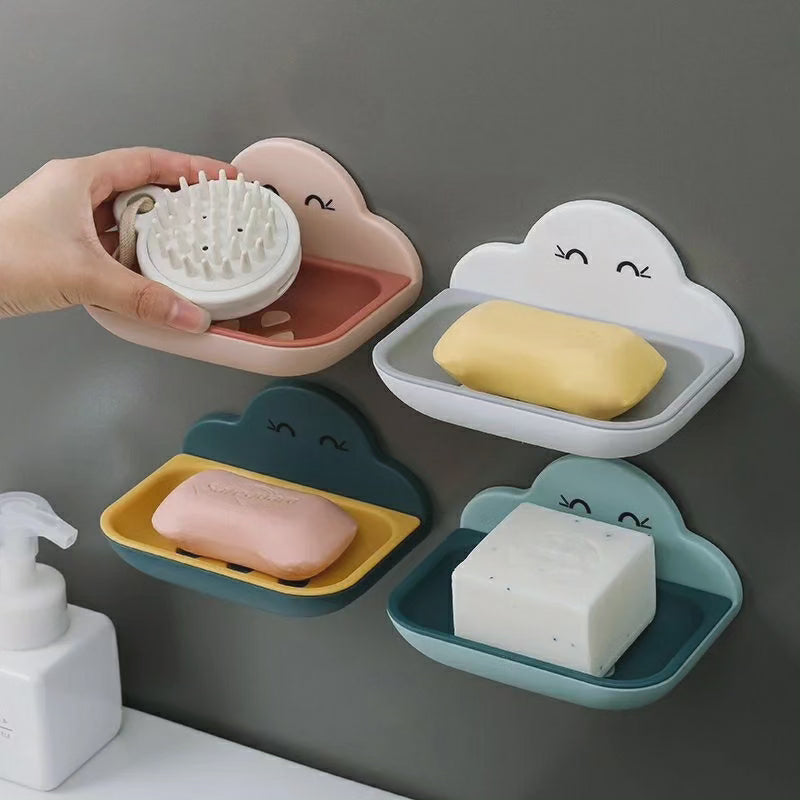 Un support à savon nuage à un niveau