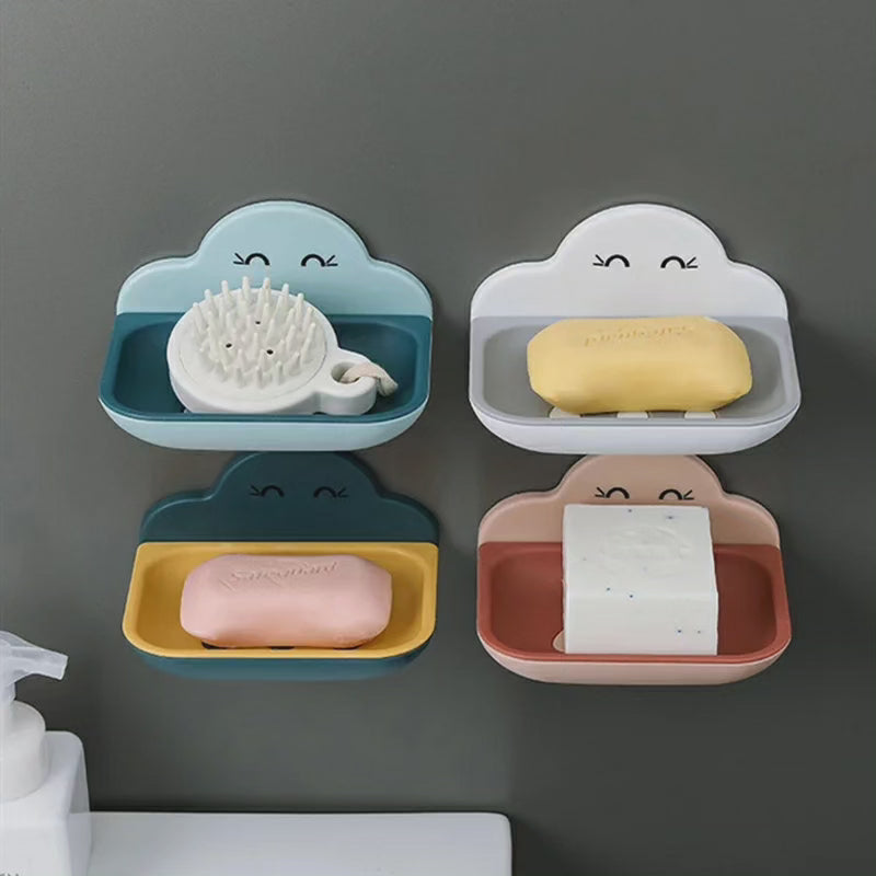 Un support à savon nuage à un niveau