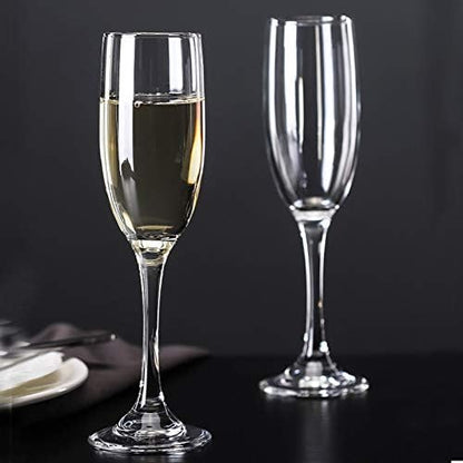 6Pc Verres à champagne