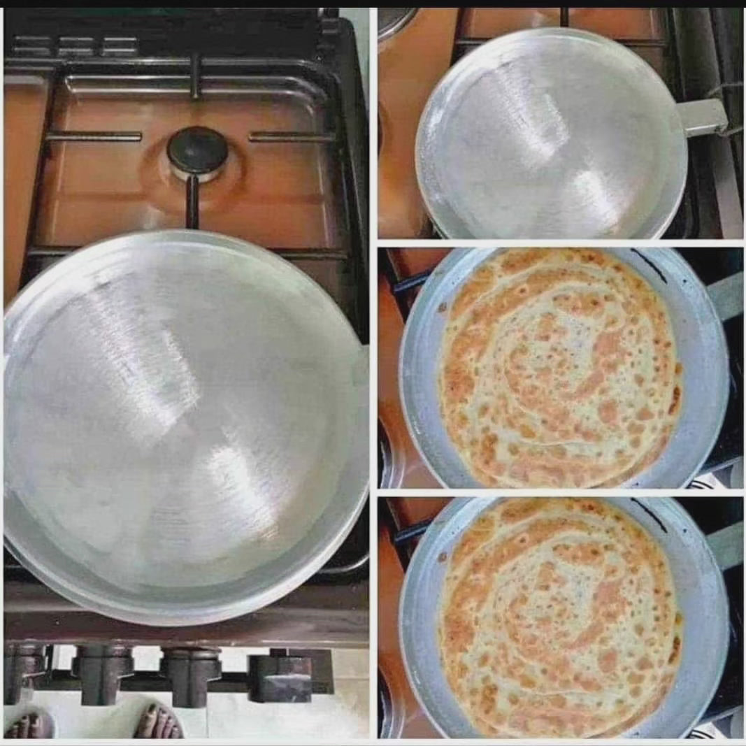 Poêle à chapati en aluminium lourd