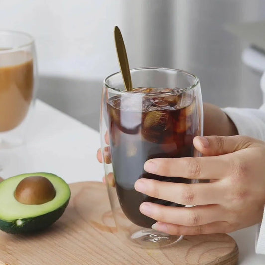 450ml Tasse en Verre à Double Paroi