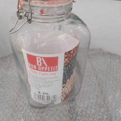 Bocaux de rangement à verrouillage par clip