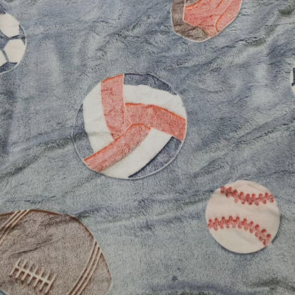 Couverture en polaire phosphorescente