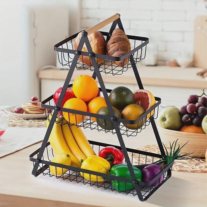 Panier à fruits métallique
