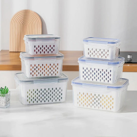 Set de 3 récipients de stockage sans BPA