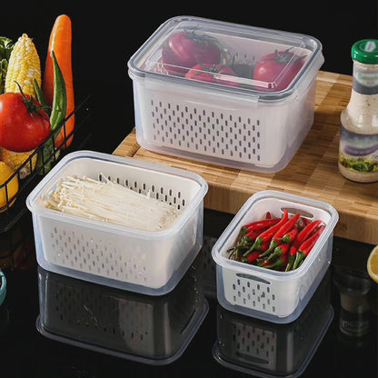Set de 3 récipients de stockage sans BPA