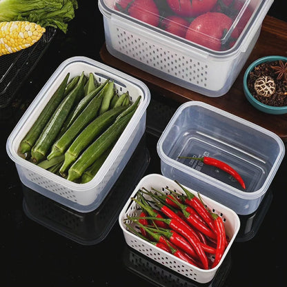 Set de 3 récipients de stockage sans BPA