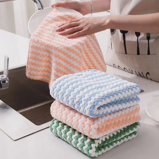 12 PC boîte de serviettes en microfibre