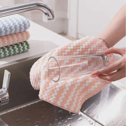 12 PC boîte de serviettes en microfibre