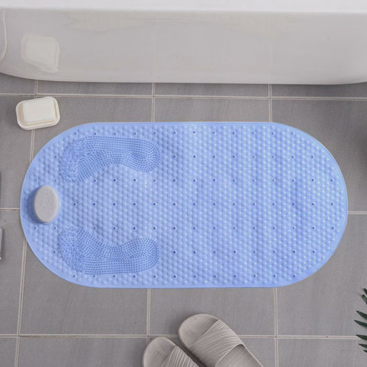 Tapis de bain antidérapant avec éponge en pierre ponce