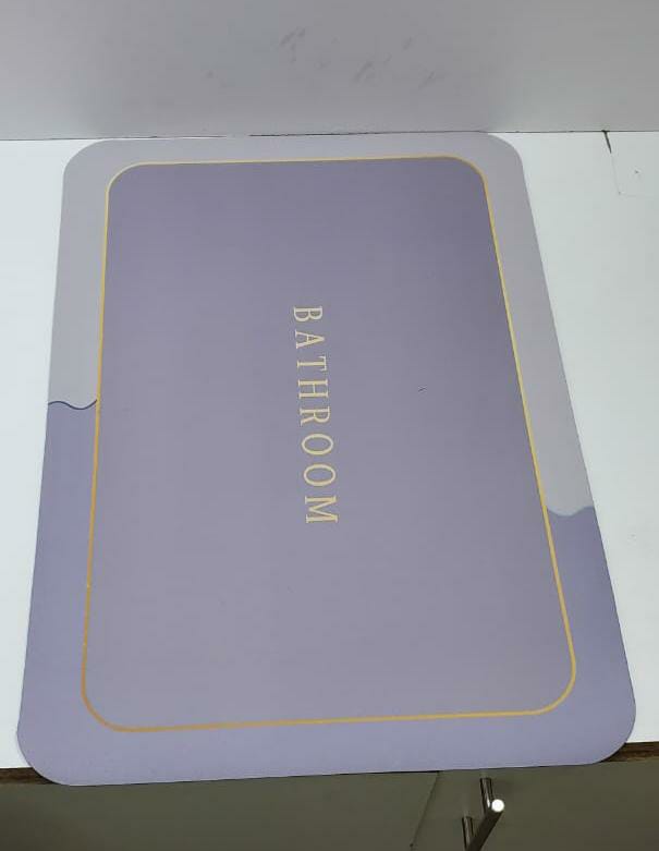 Tapis de porte de salle de bain antidérapants en diatomite