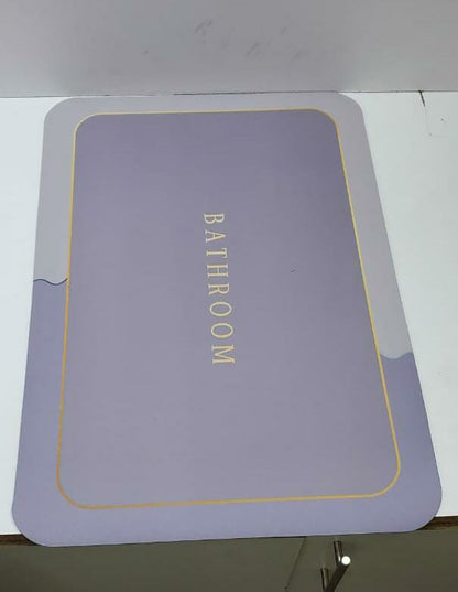 Tapis de porte de salle de bain antidérapants en diatomite