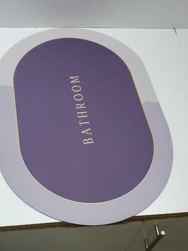 Tapis de porte de salle de bain antidérapants en diatomite
