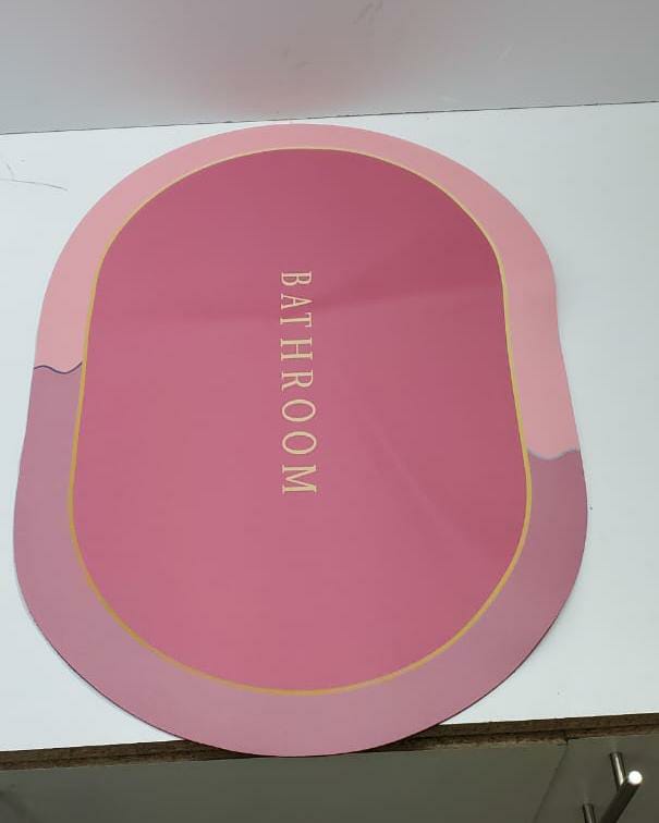 Tapis de porte de salle de bain antidérapants en diatomite