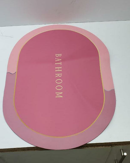 Tapis de porte de salle de bain antidérapants en diatomite