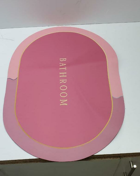 Tapis de porte de salle de bain antidérapants en diatomite