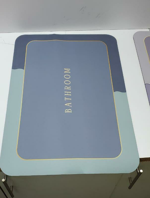 Tapis de porte de salle de bain antidérapants en diatomite