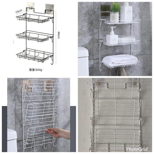 Organisateur de Salle de Bain Suspendu Métallique
