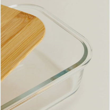 Boîte de rangement hermétique en verre pour collations