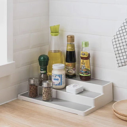 Étagère à épices multipurpose 3 niveaux antidérapante
