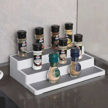 Étagère à épices multipurpose 3 niveaux antidérapante