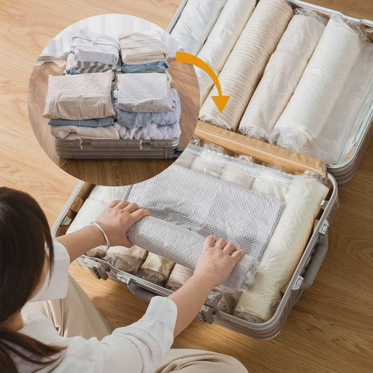10pc Sacs de compression pour vêtements de voyage