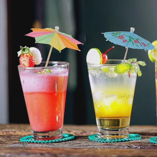 Ensembles de parasols à boisson