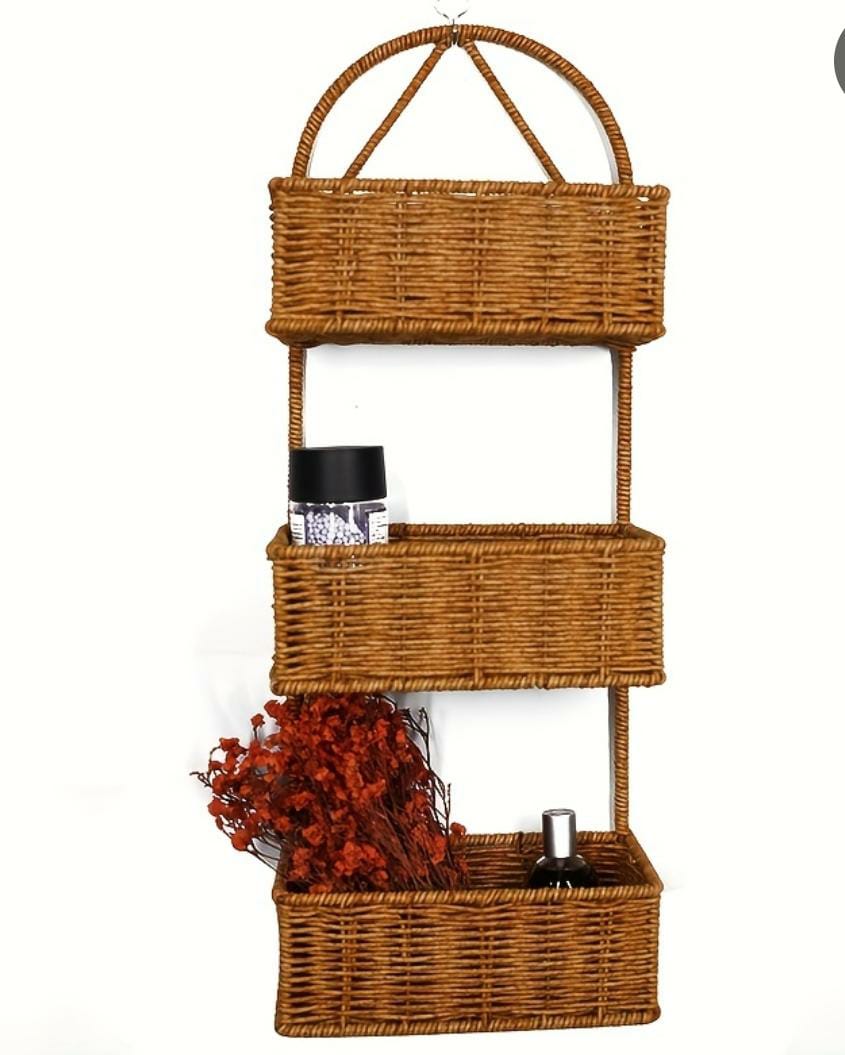 Caddy de douche tissé à la main 3 couches