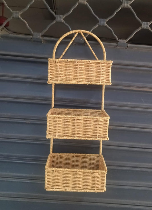 Caddy de douche tissé à la main 3 couches