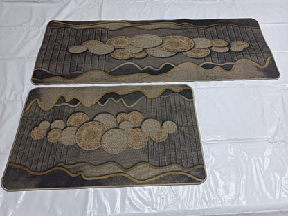2 en 1 Tapis en caoutchouc de cuisine antidérapants