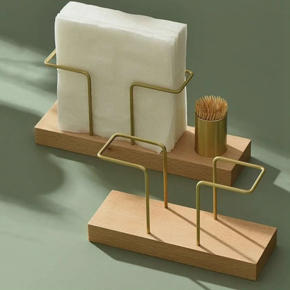 Porte-serviette en métal élégant