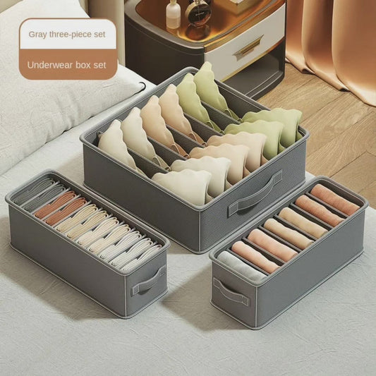 Ensemble de 3 pièces Boîte de rangement pour vêtements