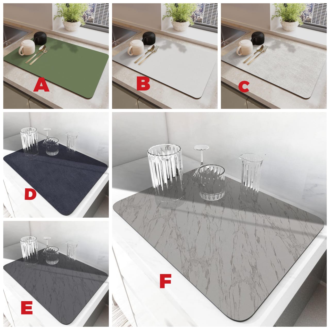 Tapis de séchage pour vaisselle
