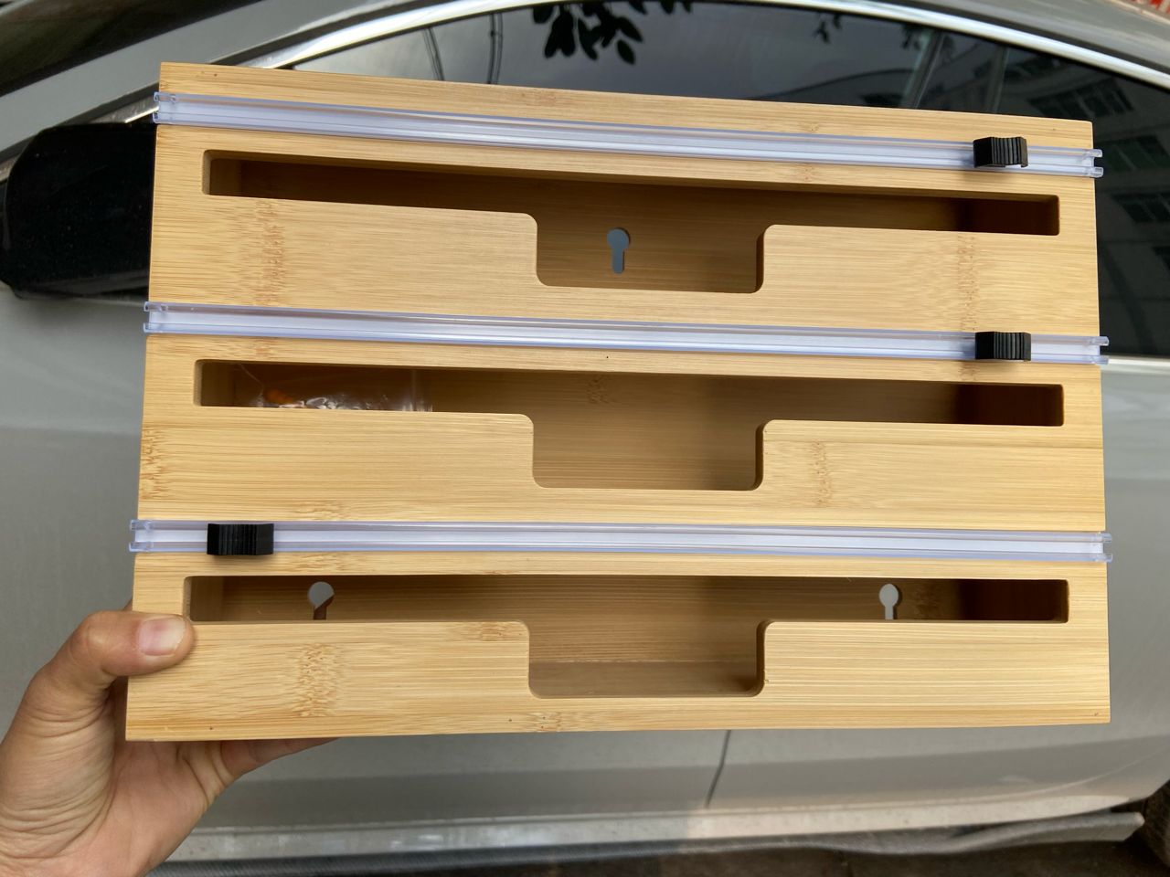 Distributeur de film alimentaire en bambou écologique