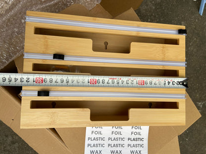 Distributeur de film alimentaire en bambou écologique