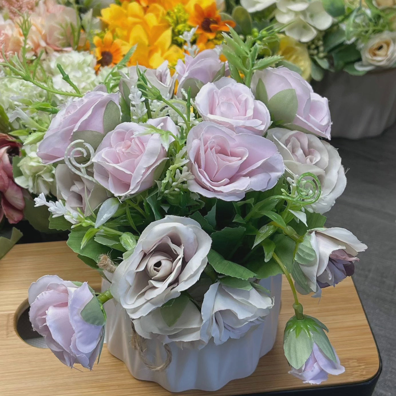 Fleur et Décor de Pot