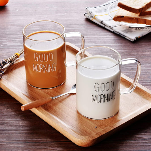 2pcs Tasses en verre