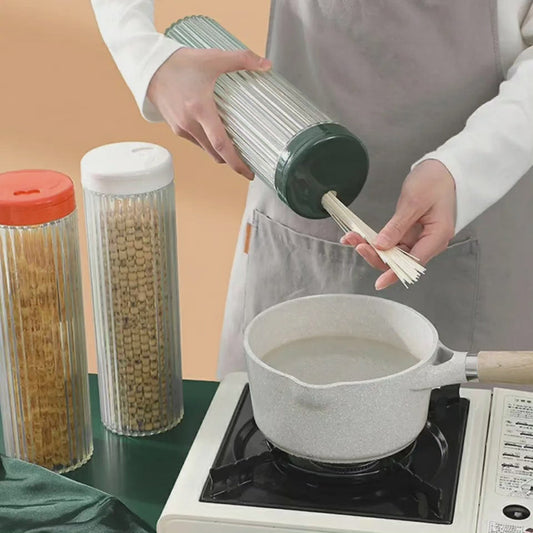 Bocal de rangement en acrylique pour spaghetti