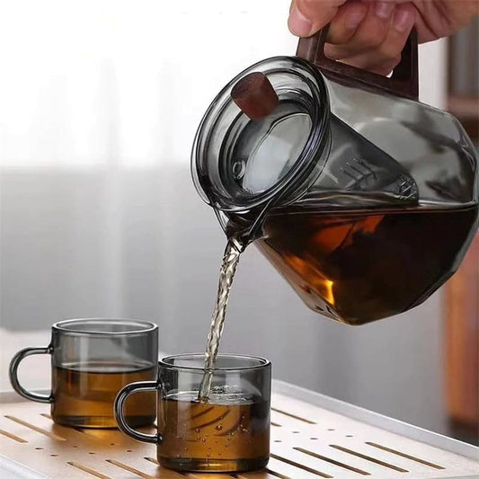 Théière résistante à la chaleur avec infuseur