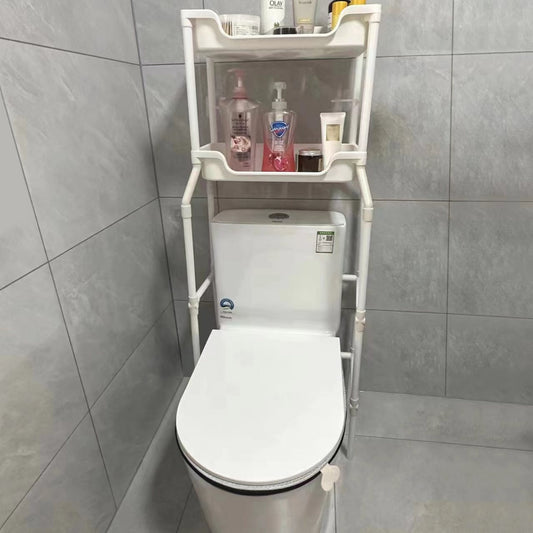Au-dessus de l'organisateur de toilette/salle de bain