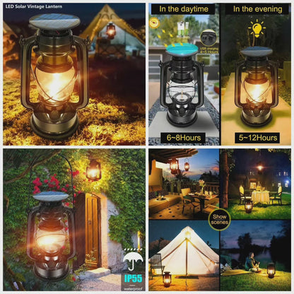 Lanterne solaire rechargeable étanche