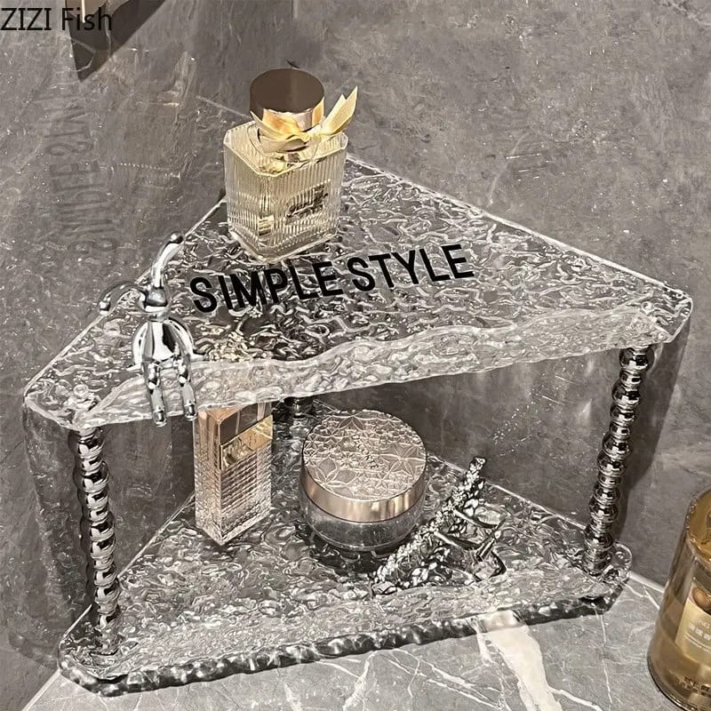 Étagère de rangement triangulaire non perforante