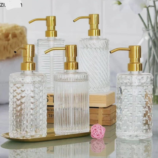 Distributeur de savon en verre