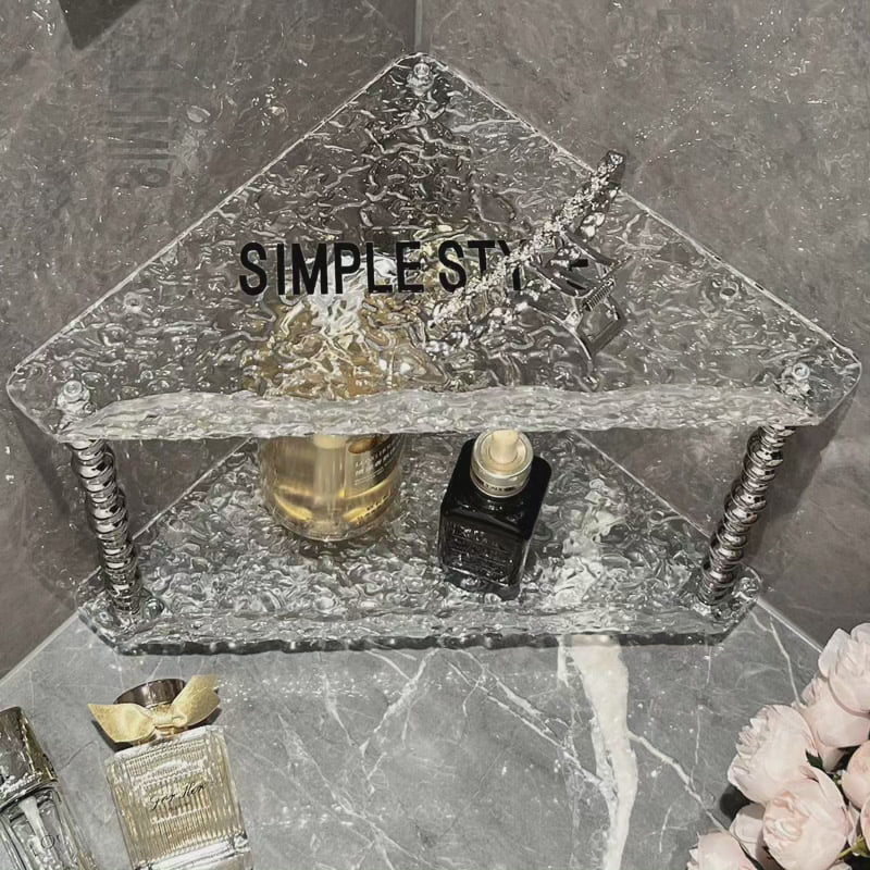 Étagère de rangement triangulaire non perforante