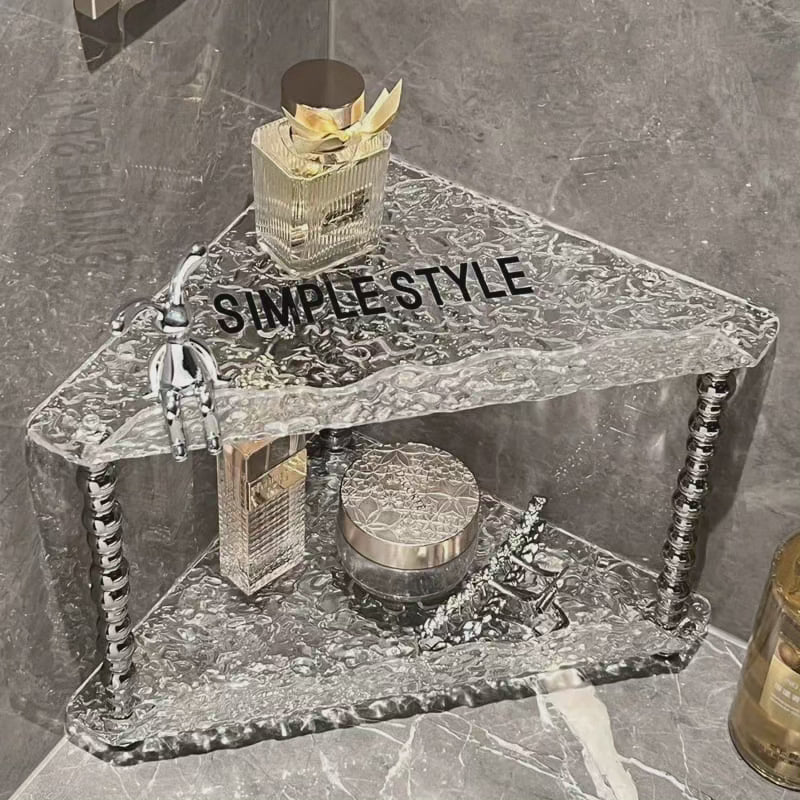 Étagère de rangement triangulaire non perforante