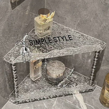 Étagère de rangement triangulaire non perforante