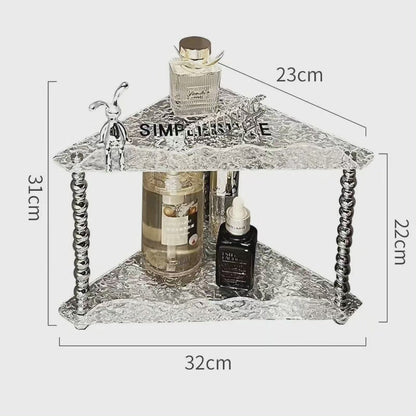 Étagère de rangement triangulaire non perforante