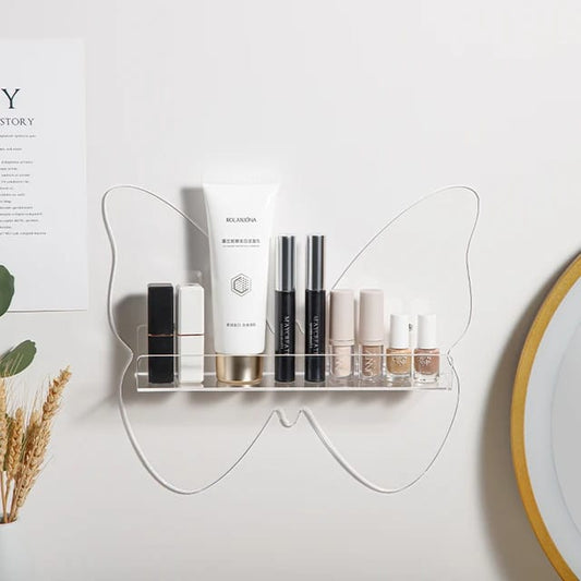 Étagère flottante en acrylique en forme de papillon BlackNov