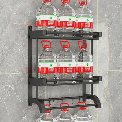 Étagère double couche multifonctionnelle